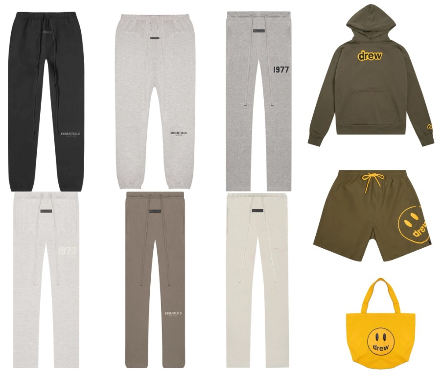 Fear of God Essentials Sweatpants / Drew Merch, Men's Fashion ...