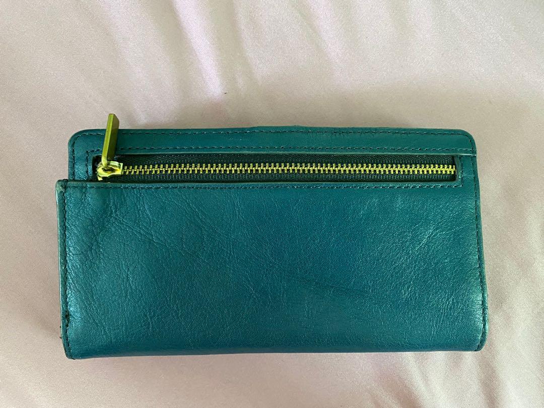Fossil on sale teal purse