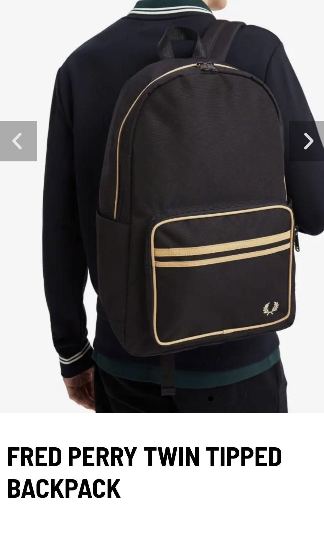 Fred perry store twin tipped backpack