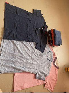 G2000/ hush puppies/Uniqlo men M size shirt