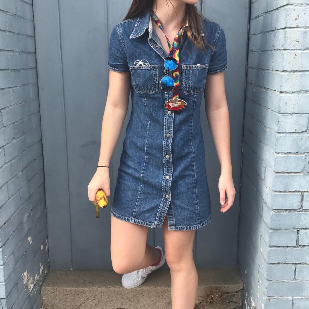 Gap button down dress clearance