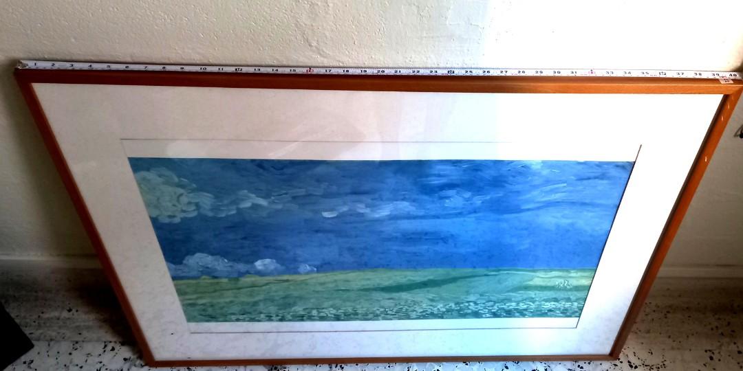 Genuine Vincent Van Gogh museum Reprint (XL) in IKEA frame, Hobbies \u0026 Toys,  Stationery \u0026 Craft, Art \u0026 Prints on Carousell