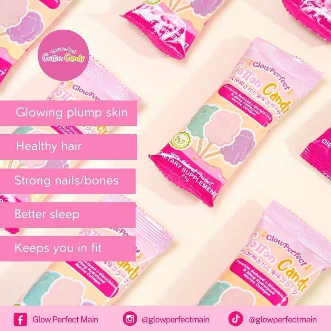 Glow Perfect Cotton Candy, Health & Nutrition, Health Supplements