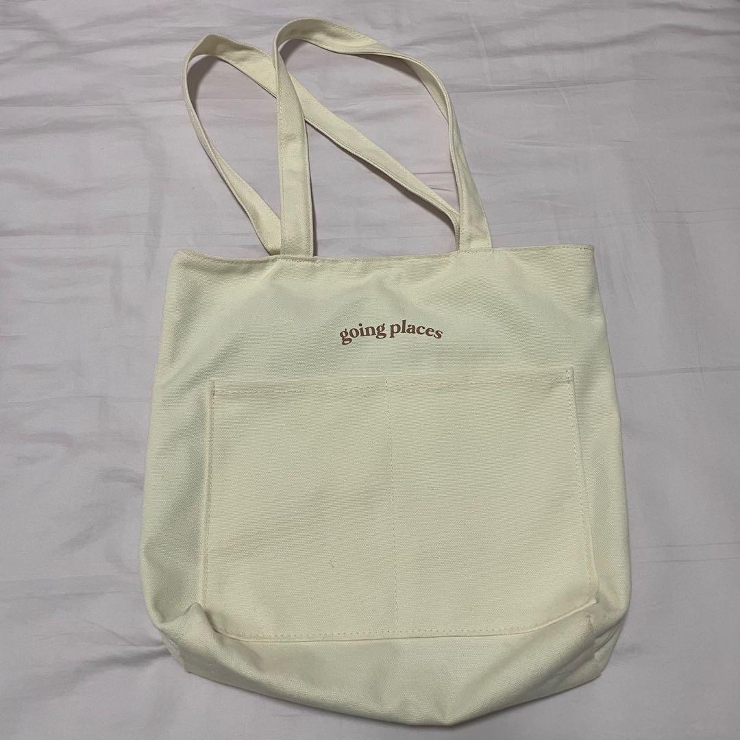 Good Totes Going Places Canvas Tote Bag, Women's Fashion, Bags ...