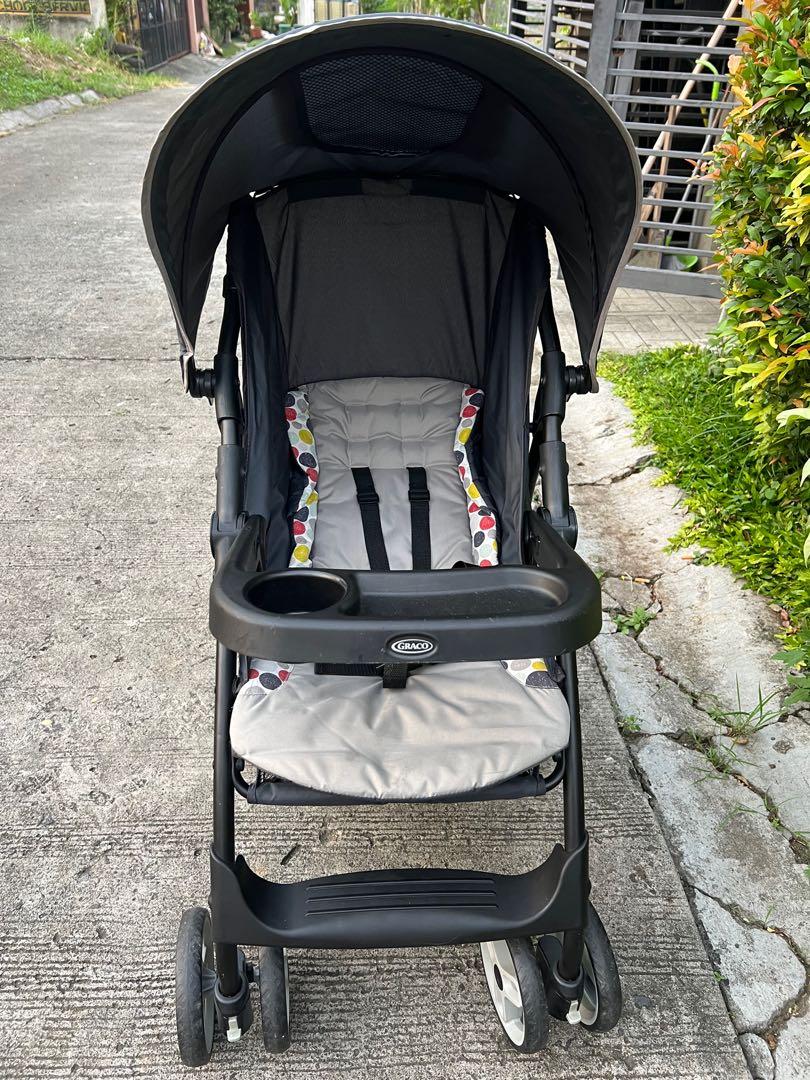 Graco literider lx ultra store lightweight baby pushchair stroller black