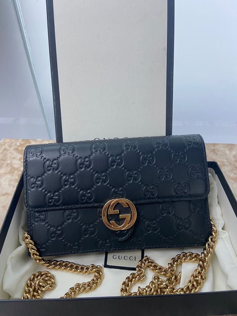 Gucci icon shop chain wallet
