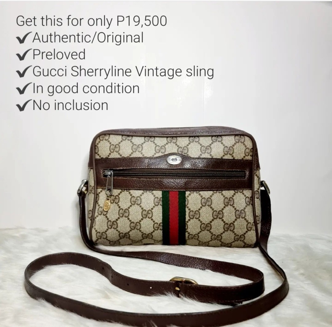 gucci vintage sling bag