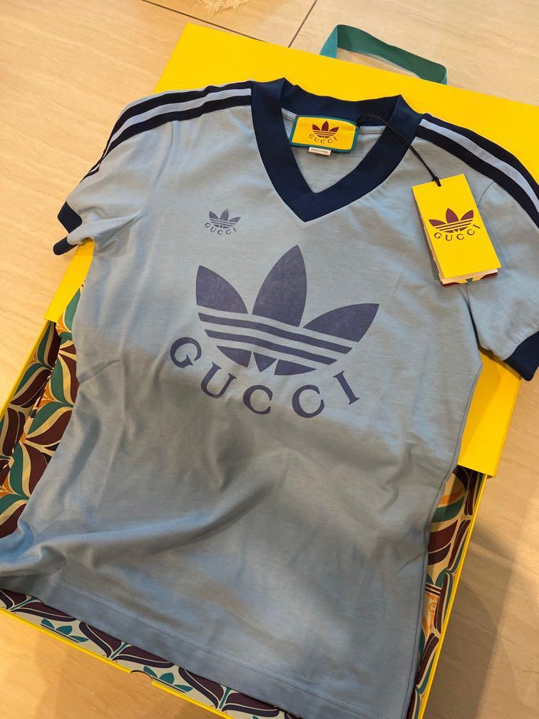 Gucci x Adidas Tee, Men's Fashion, Tops & Sets, Tshirts & Polo Shirts ...
