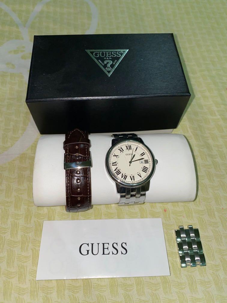 Guess watch roman sales numerals