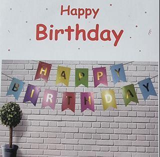 HAPPY BIRTHDAY BANNER