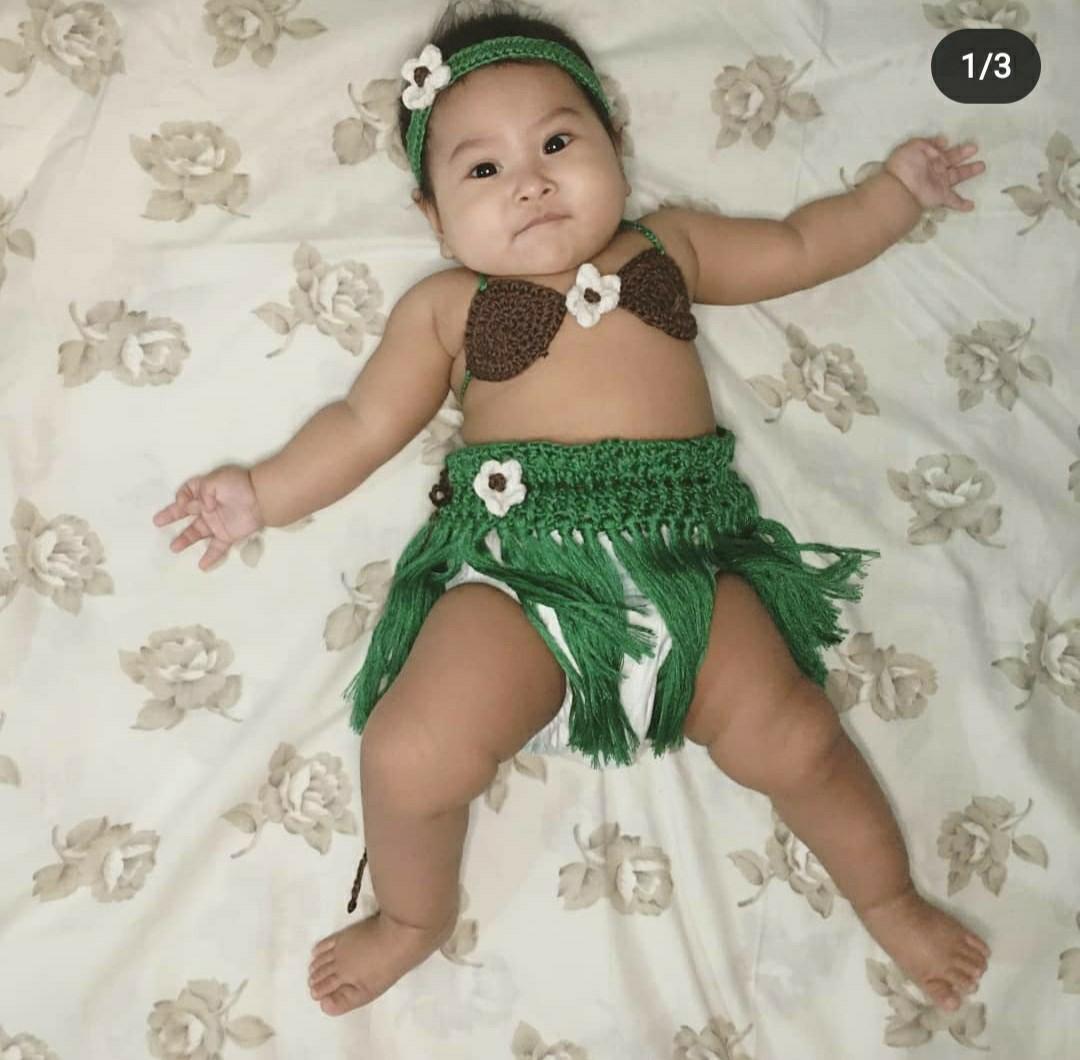 Baby girl hawaiian outfit discount