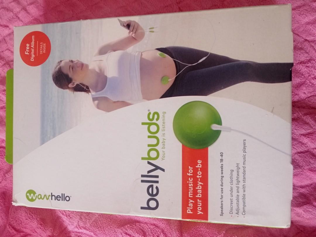 Wavhello BellyBuds, Baby-Bump Headphones, Prenatal Bellyphones Pregnancy