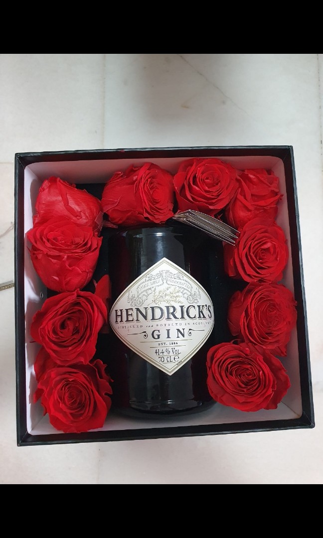 Hendrick Gin Bloom Box, Food & Drinks, Alcoholic Beverages on Carousell