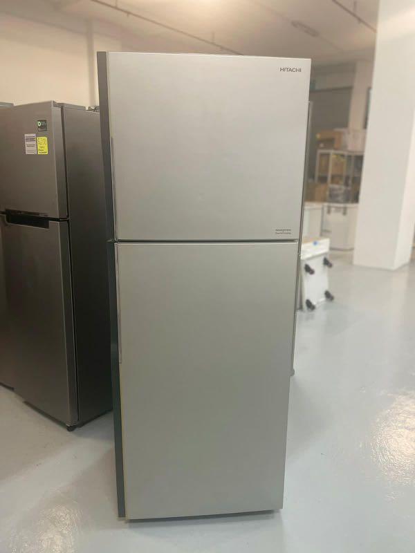 Hitachi 365L 2 door fridge RV450P3MS Dimensions (mm). Width 650