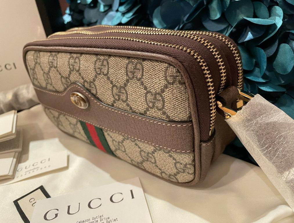 Gucci Ophidia Classic Monogram Travel GG Supreme Crossbody Bag GG-0219N-0037