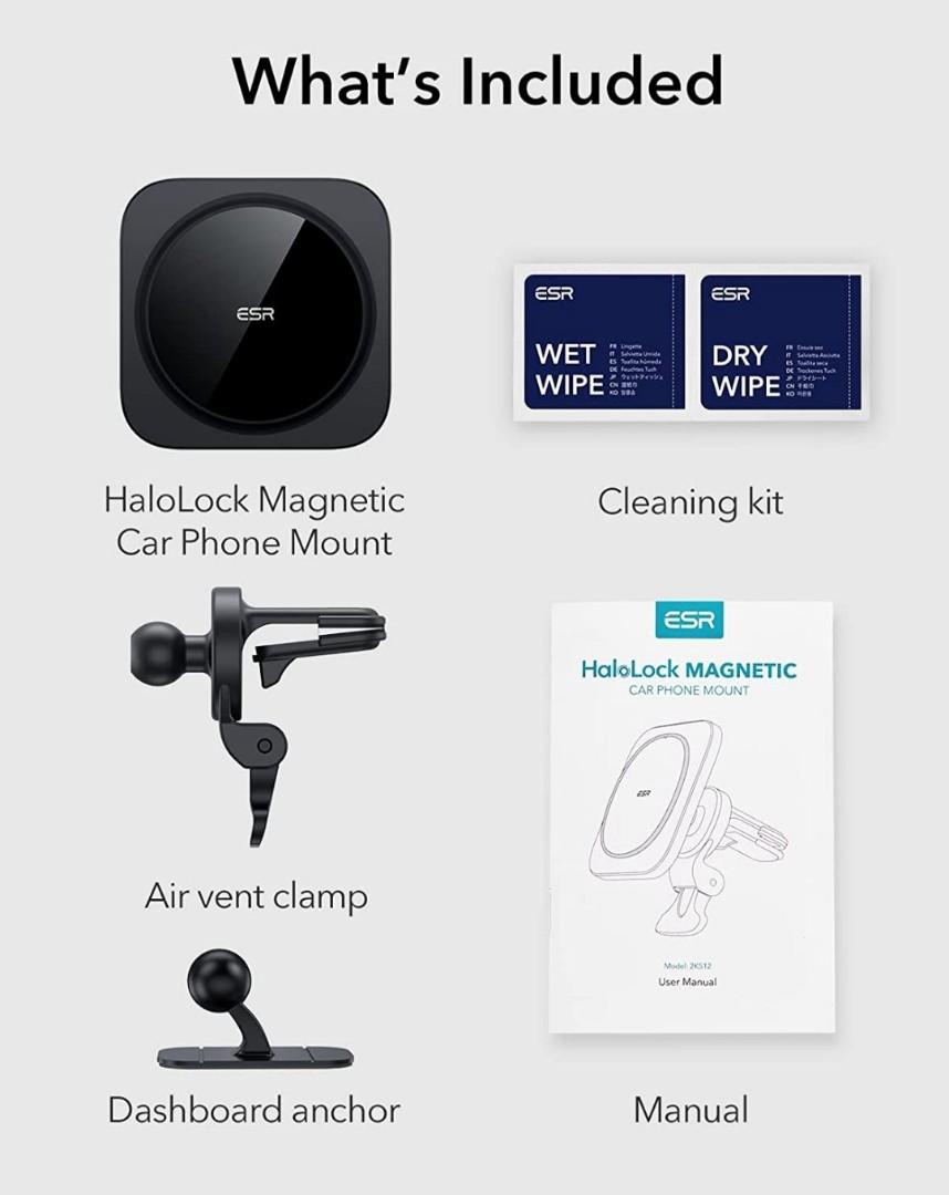 🎁I218🎁 ESR HaloLock MagSafe Car Phone Mount, Car Accessories