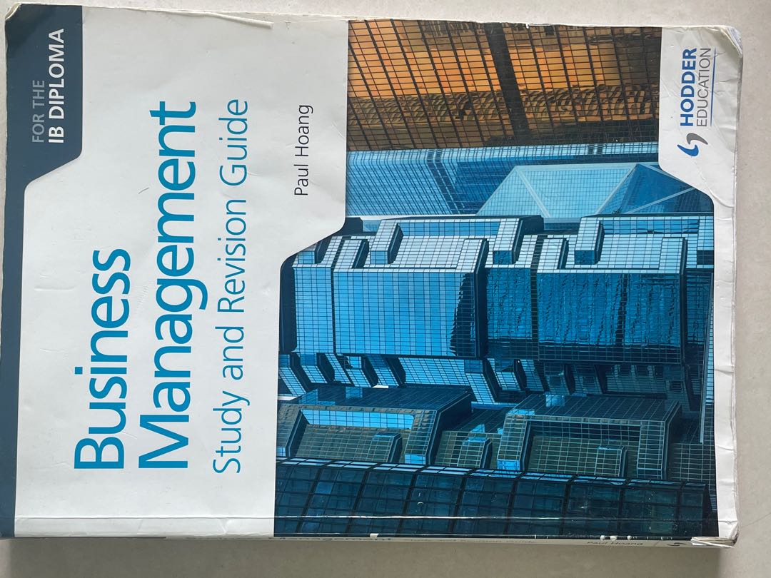 IB Business Management Revision Guide ( Paul Hoang), 興趣及遊戲, 書本 & 文具
