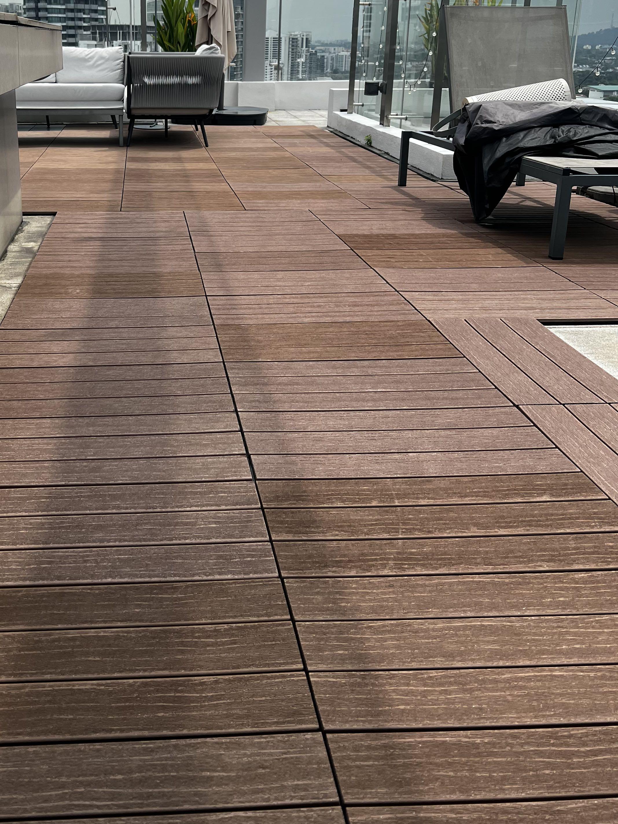 Ikea Brown Outdoor Decking Utlangan High End, Furniture & Home Living