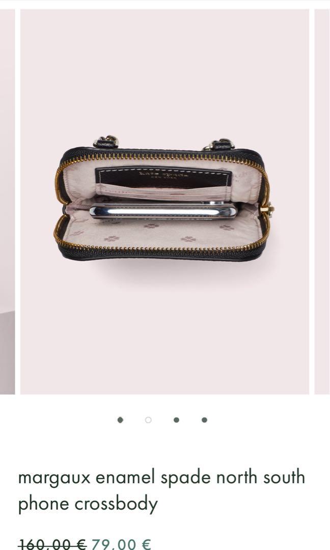 Margaux enamel spade north south phone crossbody sales