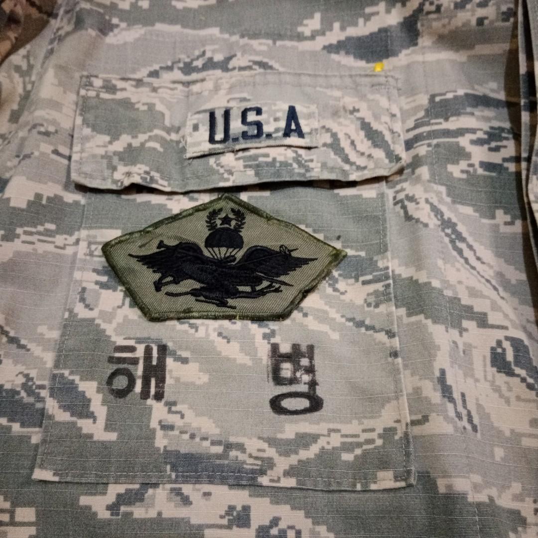 Kemeja Bdu USAF tiger stripe, Fesyen 