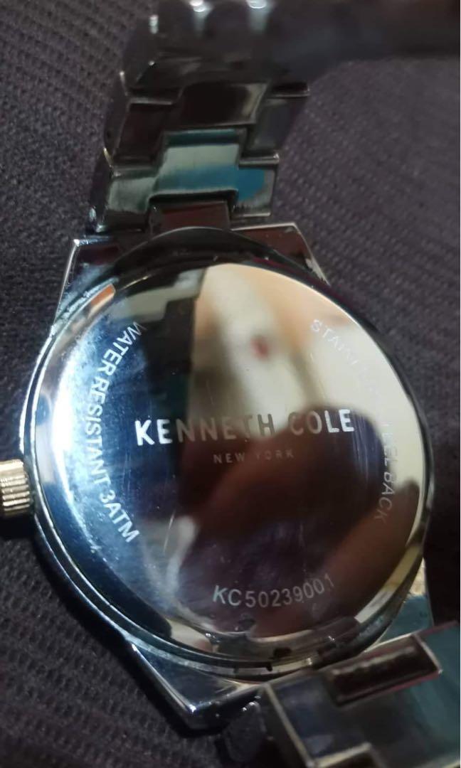 kenneth cole (Category: Luxury Watches) located in Quezon City. Submitted by beauty_finds_right (Listing ID 1165087618, Image 3). Description: Kenneth Cole watch - Silver RFS - Decluttering Loc. Commonwealth Qc.