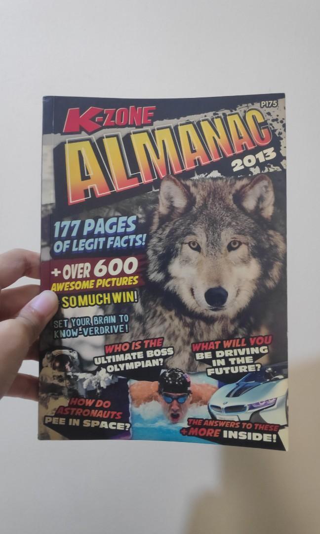 K-Zone Almanac 2013 Magazine (Category: Magazines) located in Dasmarinas. Submitted by _kael_ (Listing ID 1165113889, Image 1). Description: Please read my profile about first. Thank you! Issue: Some quizzes inside are answered in ballpen #4theplanet.