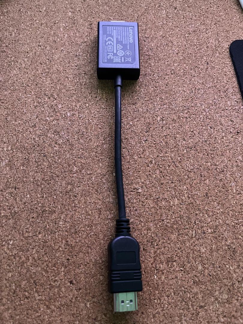 Lenovo HDMI to VGA Monitor Adapter Real Lenovo not OEM, Computers