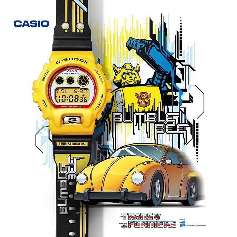 Limited Edition DW-6900BUM22-9PFT G-Shock X Transformer Bumble Bee 