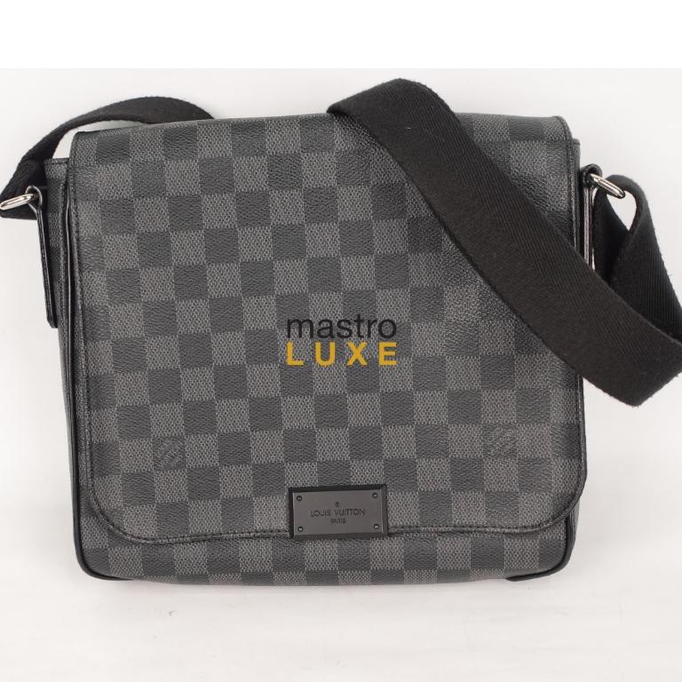 Lv District Pm Damier Graphite, Luxury, Bags & Wallets on Carousell