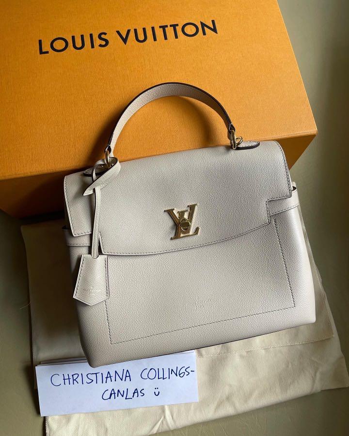 Louis Vuitton Lockme Ever MM (Greige), Luxury, Bags & Wallets on