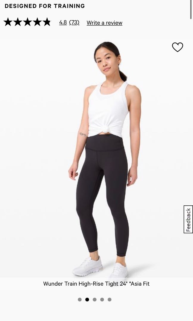 Lululemon Wunder Train High Rise 24 