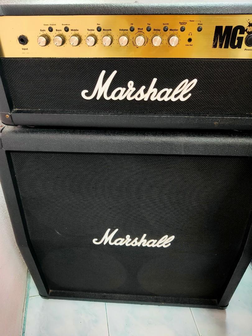 Marshall mg100fx half shop stack