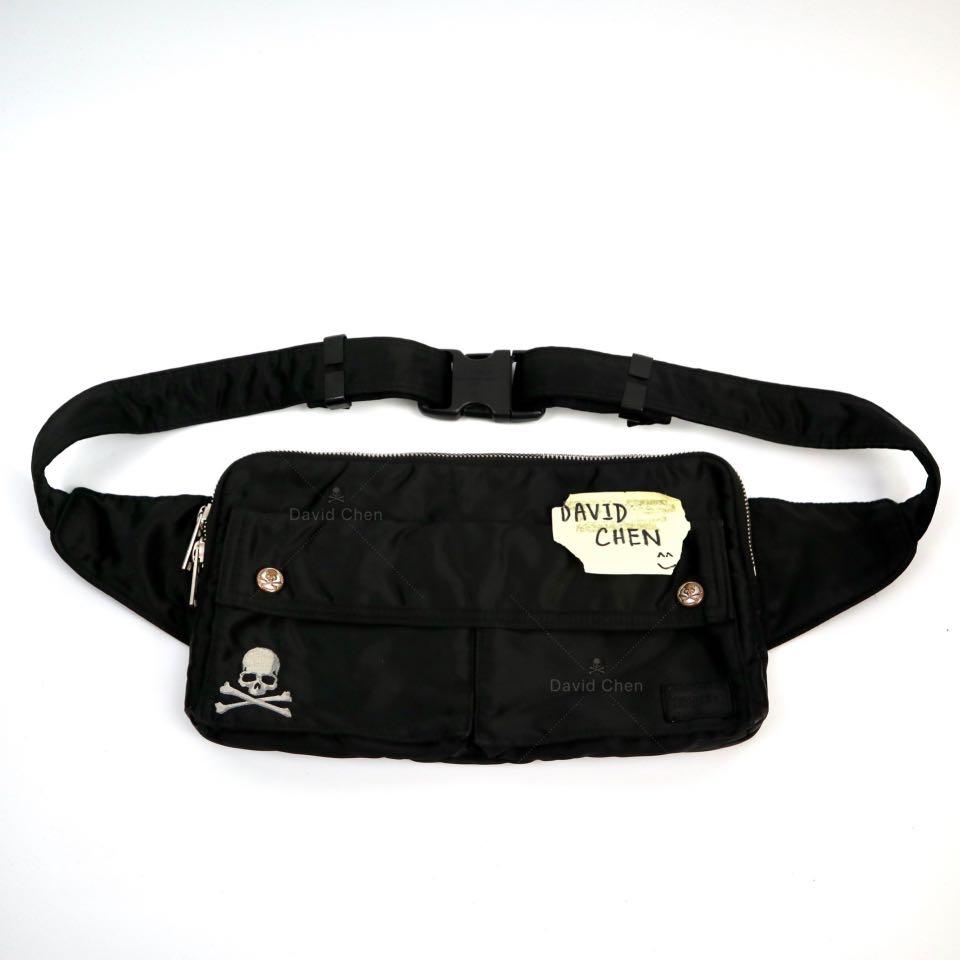 Mastermind Japan MMJ x Porter Waist Bag 刺繡logo, 男裝, 袋, 腰袋