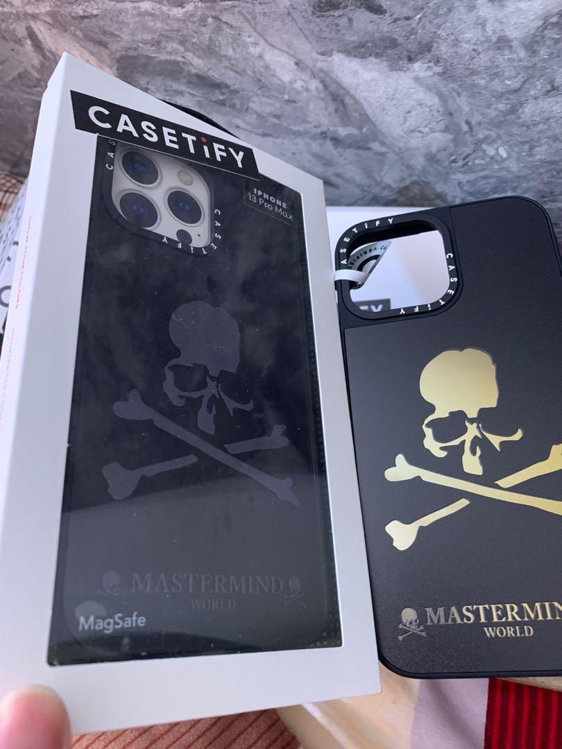 Mastermind World X CASETIFY iPhone 13 Pro Max Gray Skull Case 