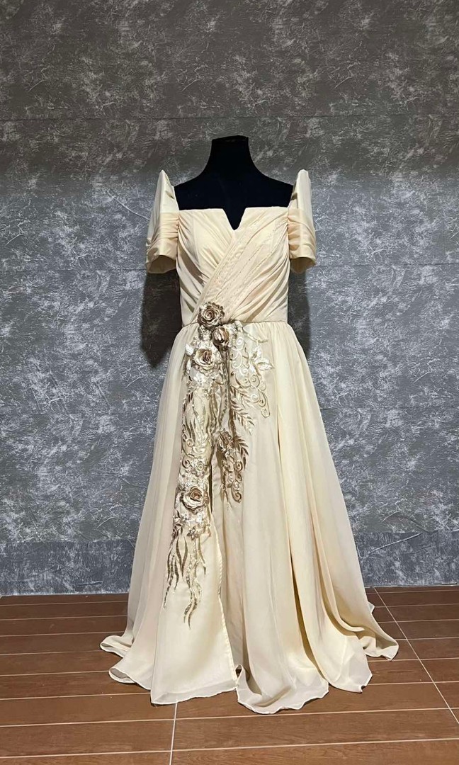 Modern Filipiniana Long Gown Women s Fashion Dresses Sets