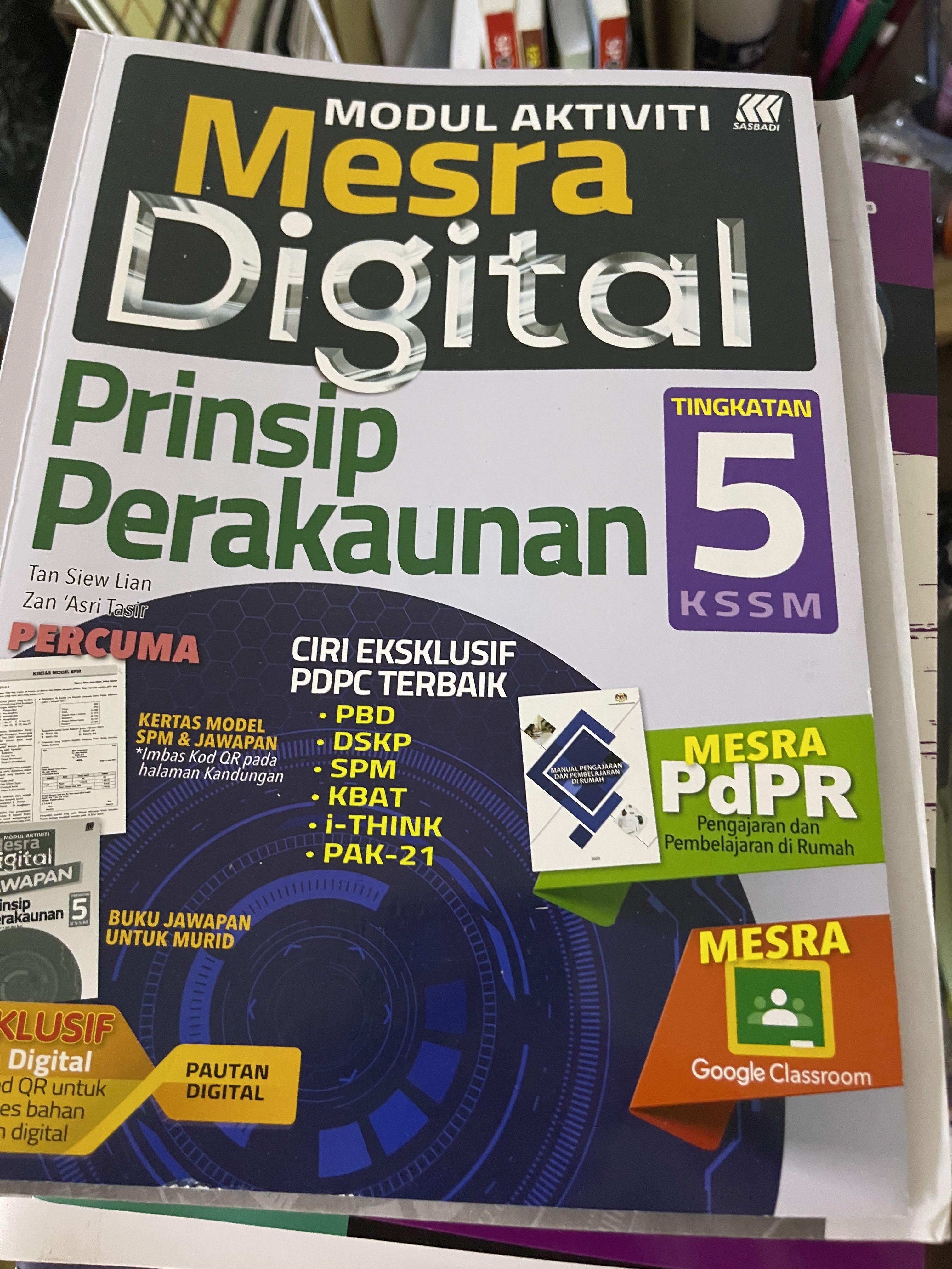 Modul Aktiviti Mesra Digital Prinsip Perakaunan Tingkatan 5 KSSM