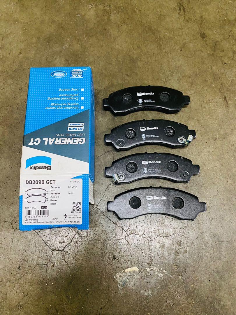 Myvi Lagi Best,Axia,Bezza Front Brake Pads, Auto Accessories on Carousell
