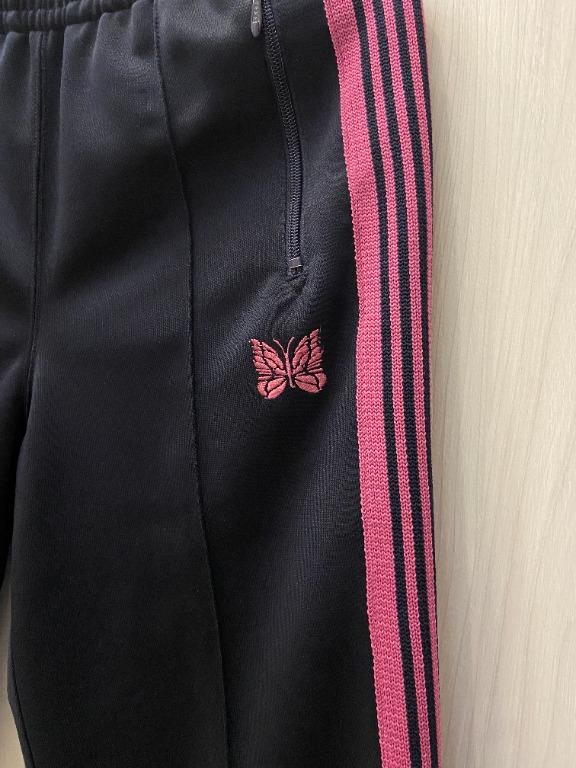 Needles Narrow Track Pants navy/pink, 他的時尚, 褲子, 長褲在旋轉拍賣