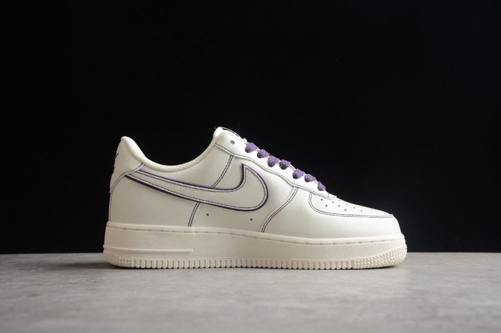 NIKE Air Force 1 low Purple Beige shoes Euro 36 45 Women s