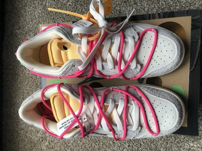 Nike Dunk Low Off-White Lot 17, 他的時尚, 鞋, 運動鞋在旋轉拍賣