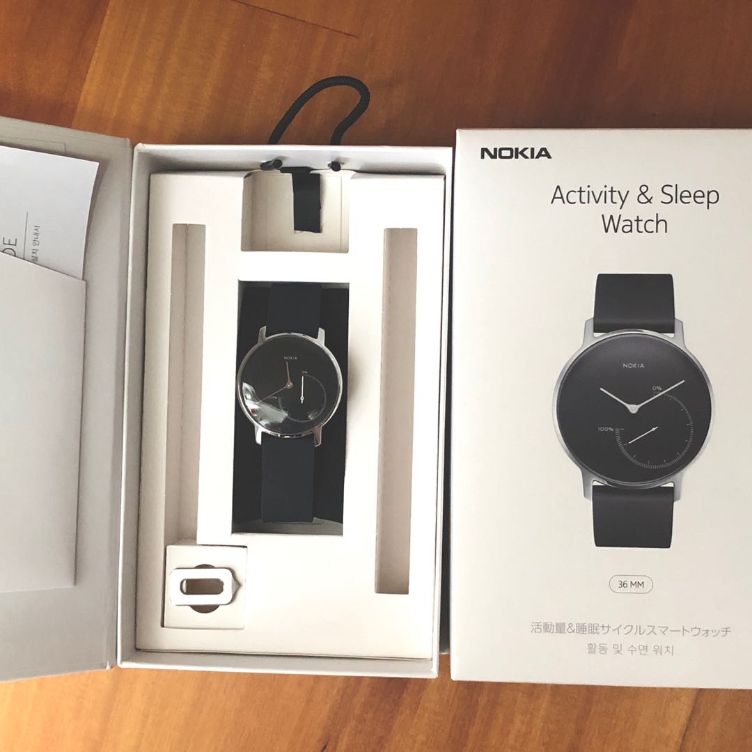 Nokia activity and sleep watch [運動智能手錶], 手提電話, 智能穿戴 ...