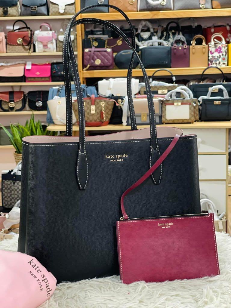 💯ORIGINAL KATE SPADE ALL DAY CROSSGRAIN TOTE, Luxury, Bags & Wallets on  Carousell