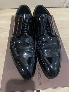 Louis Vuitton Men's Black Formal Dress Shoes , US Size 8.5/ EU 41-42 :)