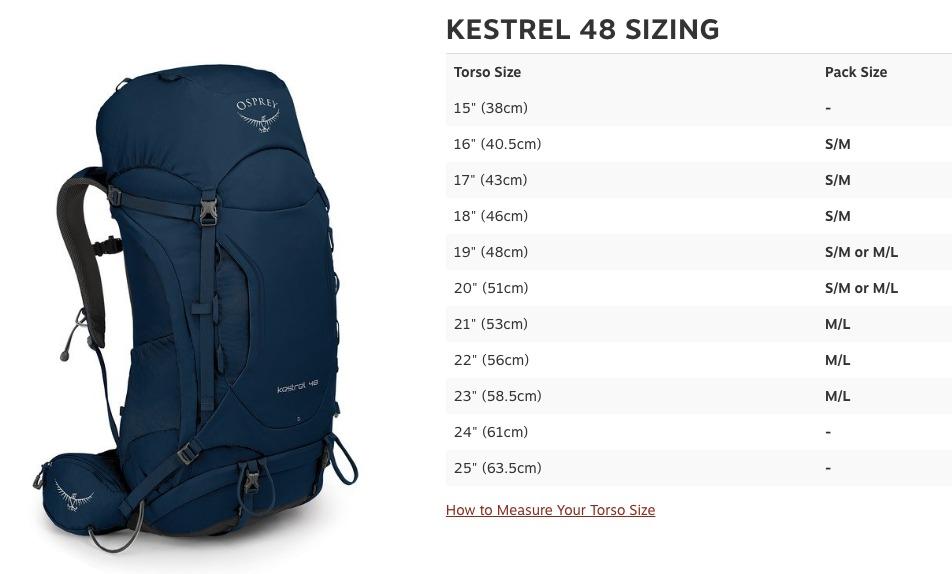 Kestrel on sale 48 dimensions