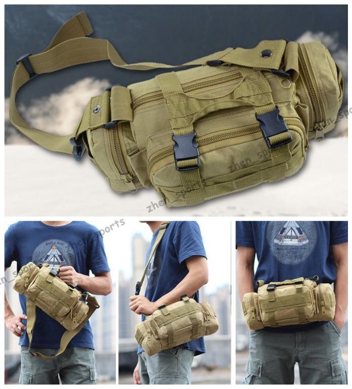 Outdoor Magic Multifunction Tactical Shoulder Waist Bag Men s