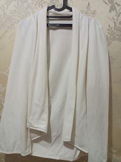 Outer blazer putih