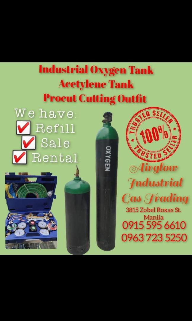 oxygen tank and acetylene, Commercial & Industrial, Industrial