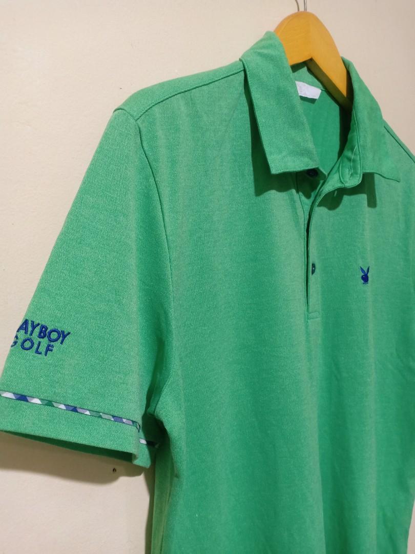 Playboy Polo Shirt, Fesyen Pria 