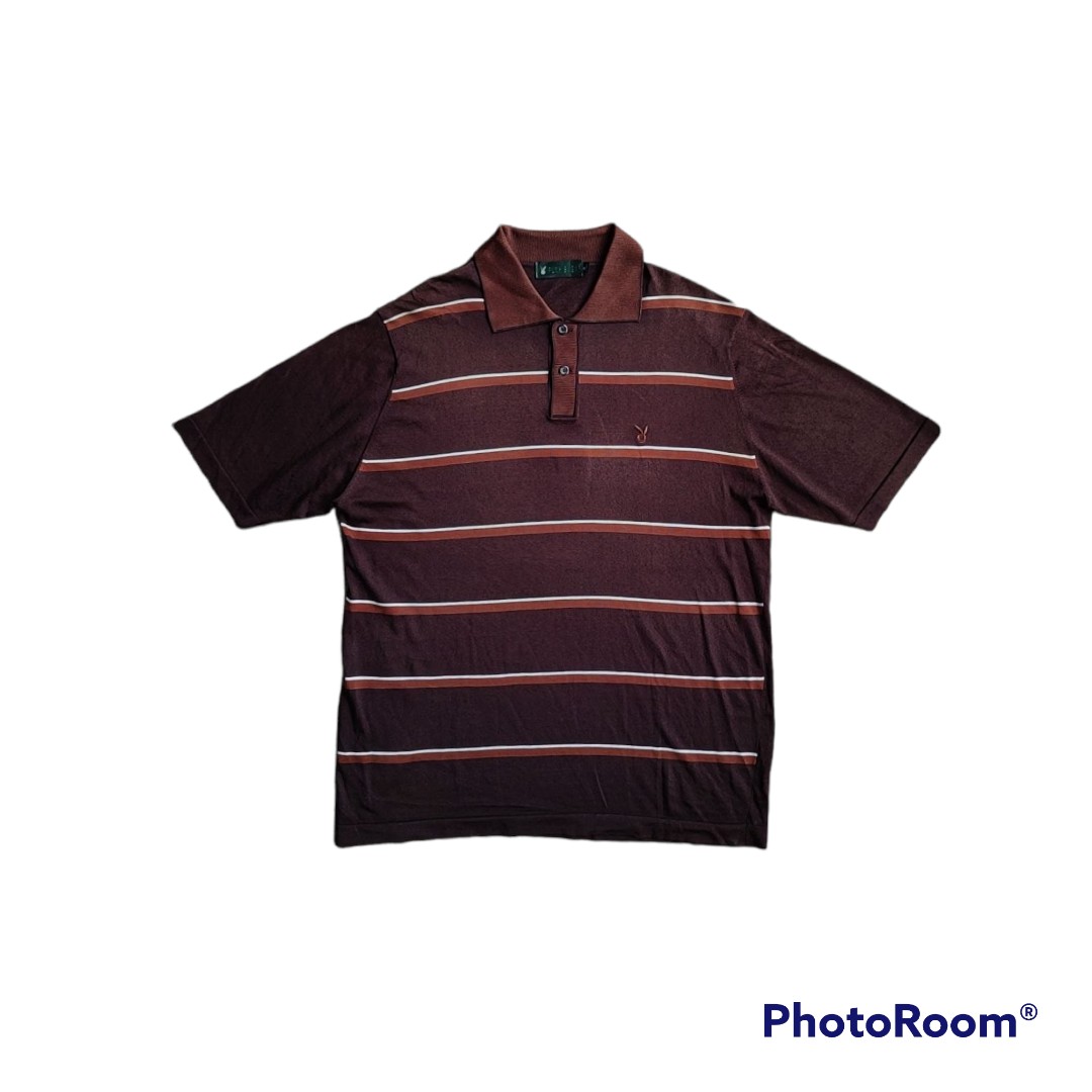 Playboy Striped Polo Shirt. (Montagut 