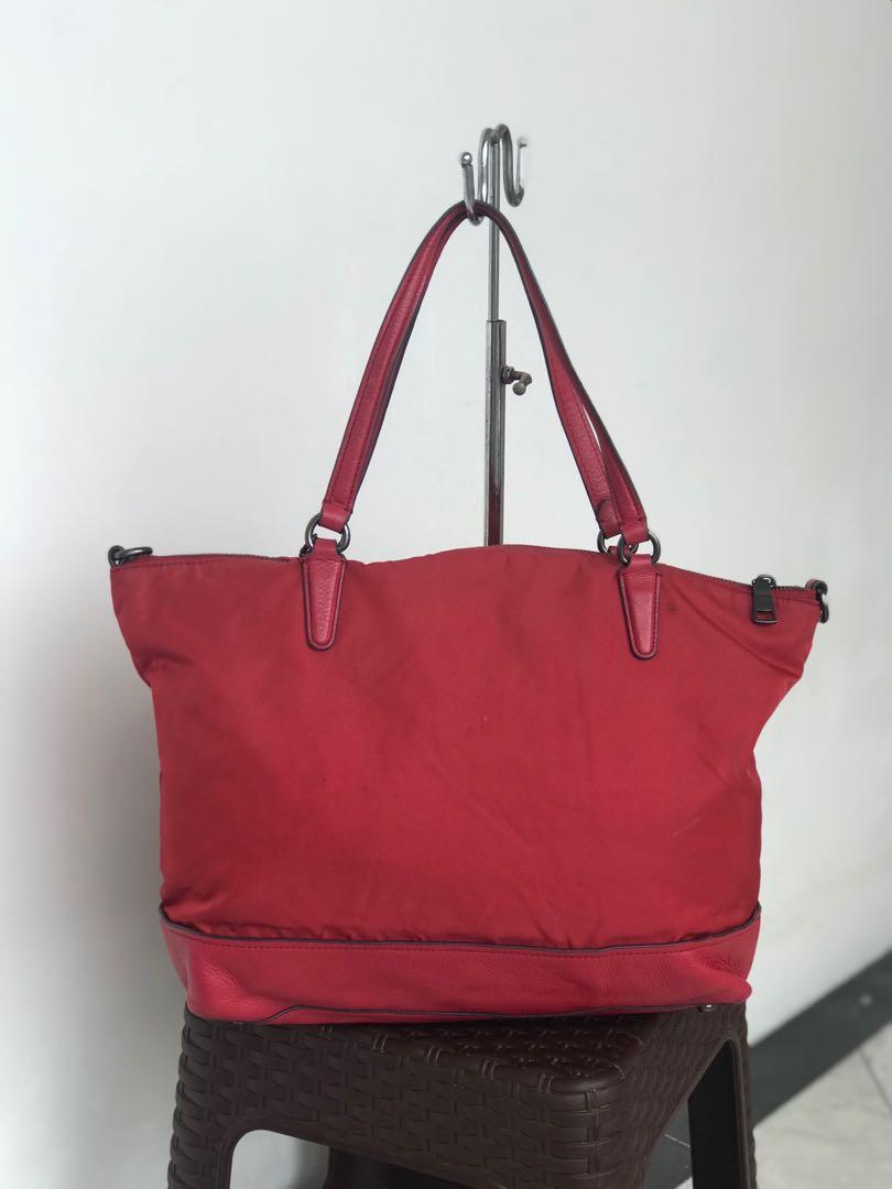 PRELOVED COACH NYLON SATCHEL
